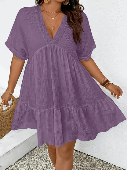 Robe d'été col V ample