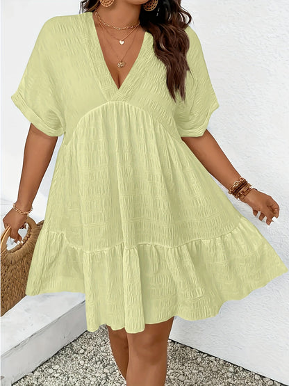 Robe d'été col V ample
