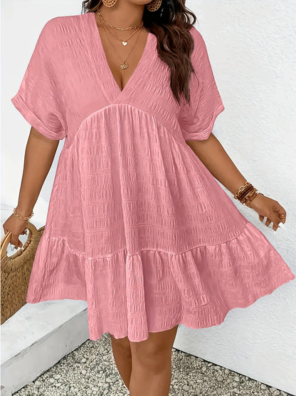 Robe d'été col V ample