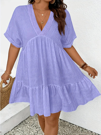 Robe d'été col V ample